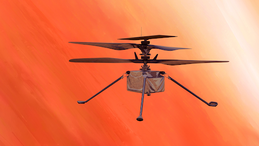 The First Drone Flight on Red Planet