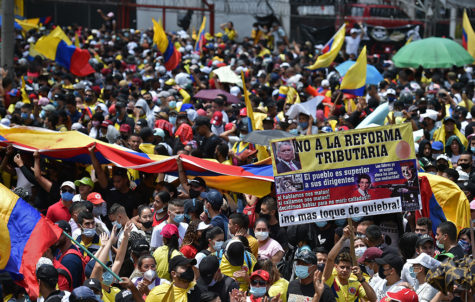 The protests against the new tax reform in Colombia
