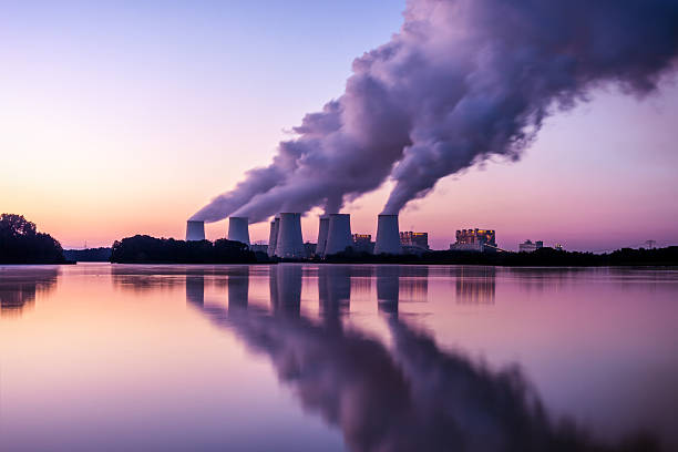 Power Plant in the sunrise