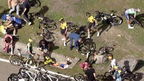 An Appalling Cyclist Fall