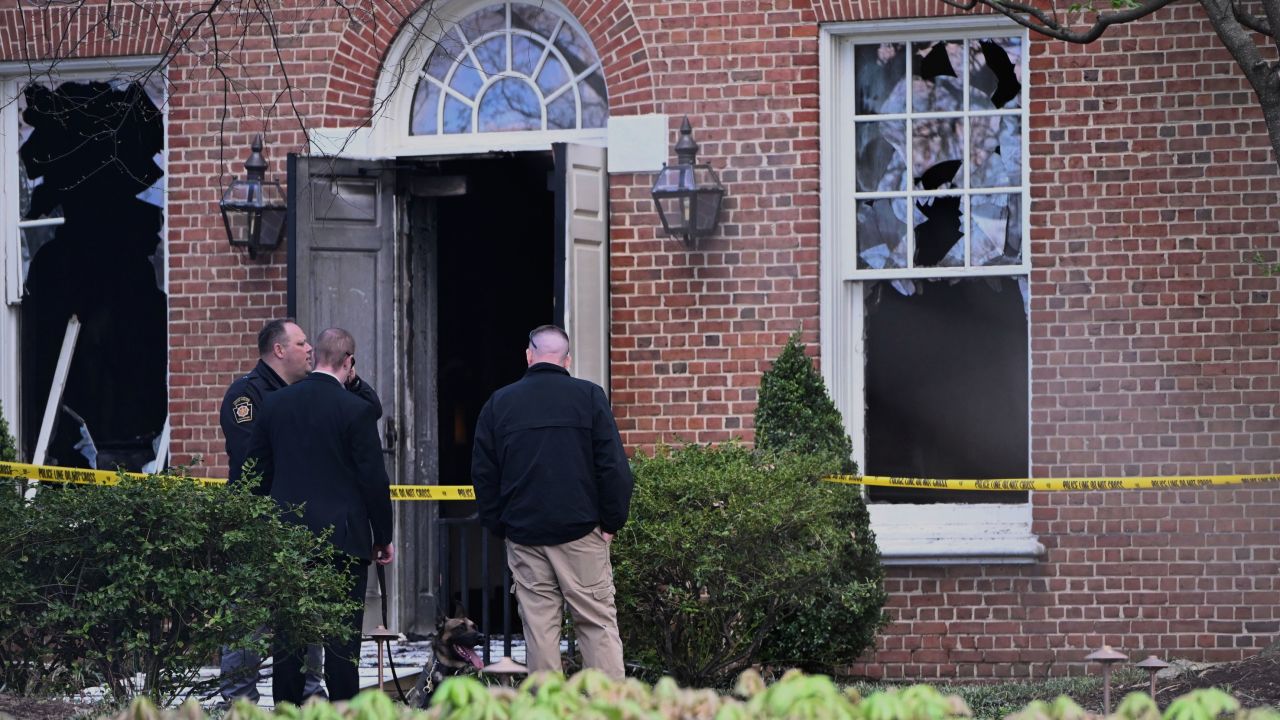Suspect arrested hours after arson on Pennsylvania governor's residence