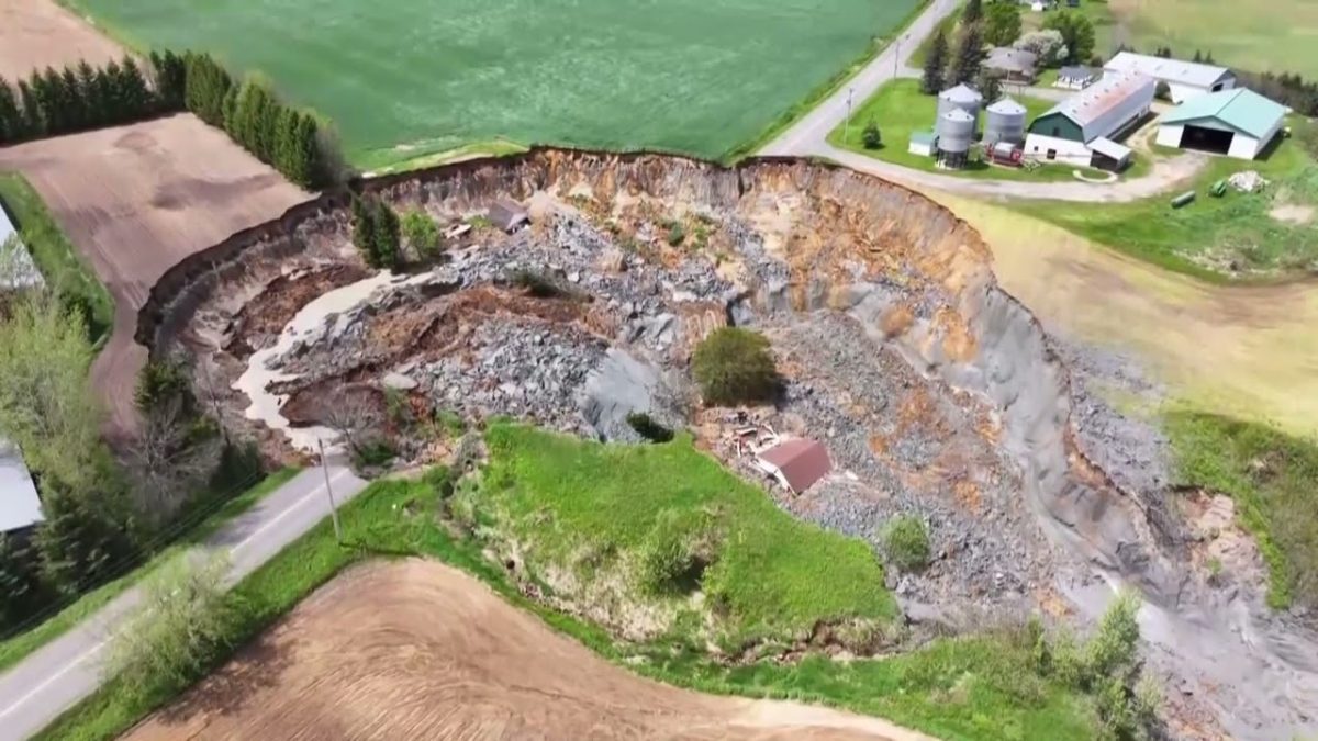 Landslide Close Call