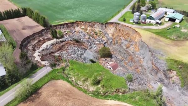 Landslide Close Call